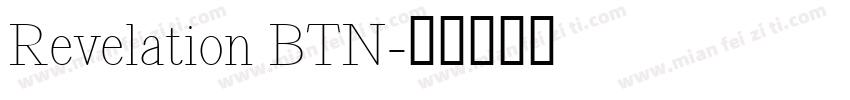Revelation BTN字体转换